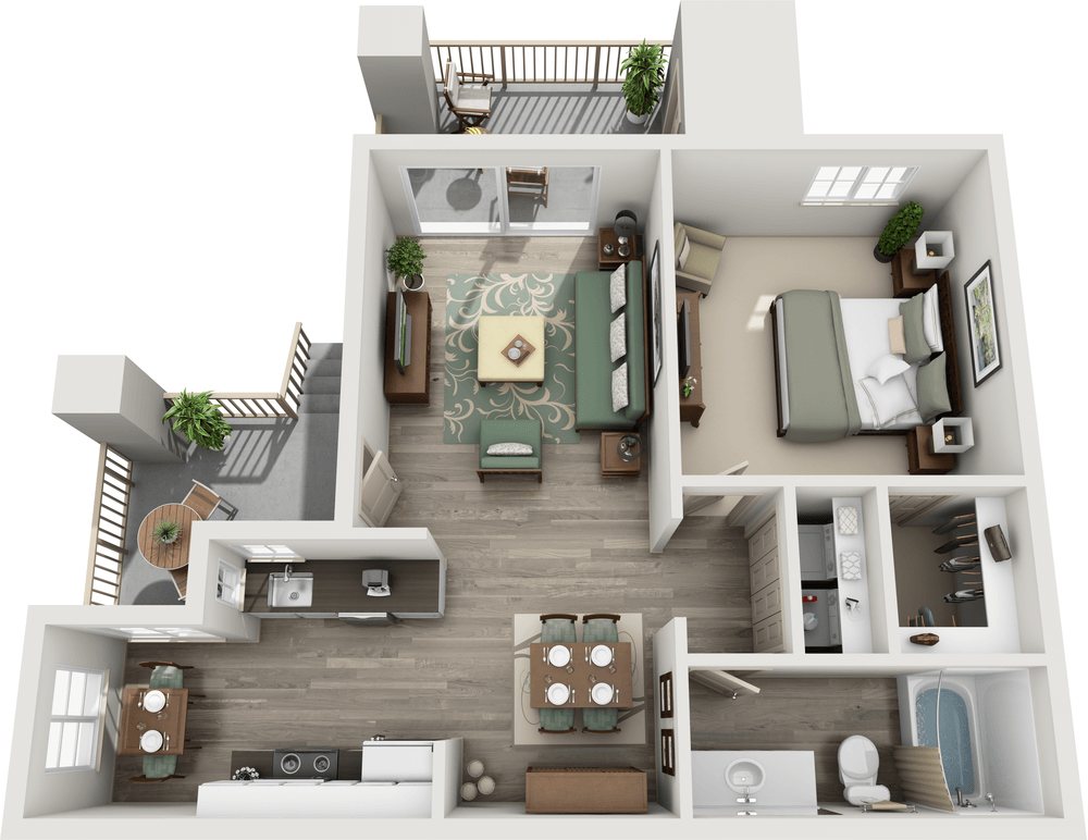 A2 floor plan